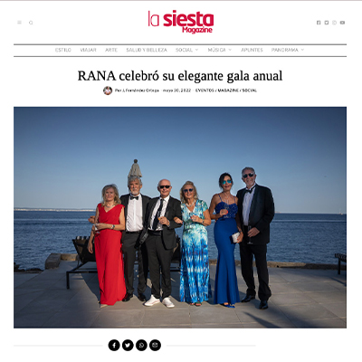 Unsere CEO, Mariana Muñoz, hat an einem jährlichen Galadinner der RANA-Stiftung teilgenommen.