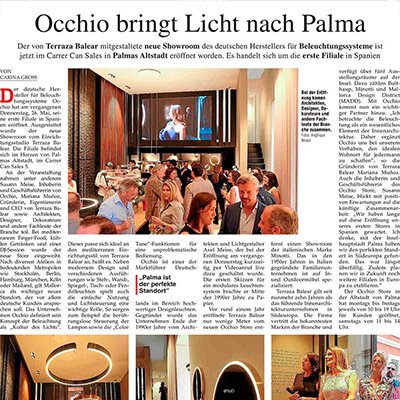 Die Eröffnung des neuen Occhio-Geschäfts von Terraza wurde vom Mallorca Magazin festgehalten